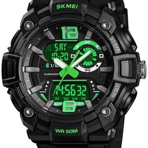 Big Dial Digital Watch S Shock Men Military Army Water Resistant LED Sports